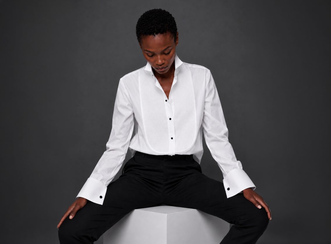 How to style the White Tuxedo Shirt